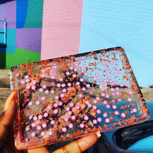 Load image into Gallery viewer, Clear Rose Gold Flakes and Dragonfruit Slices